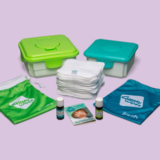Cheeky Wipes - Maxi kit - Witte katoenen doekjes