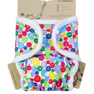 Petit Lulu - Prefold overbroekje - One size - Knopen