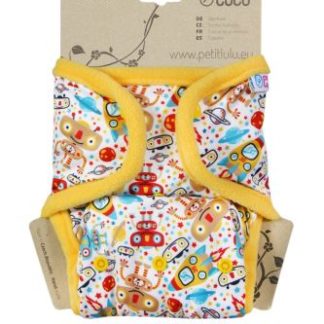 Petit Lulu - Prefold overbroekje - One size - Robots